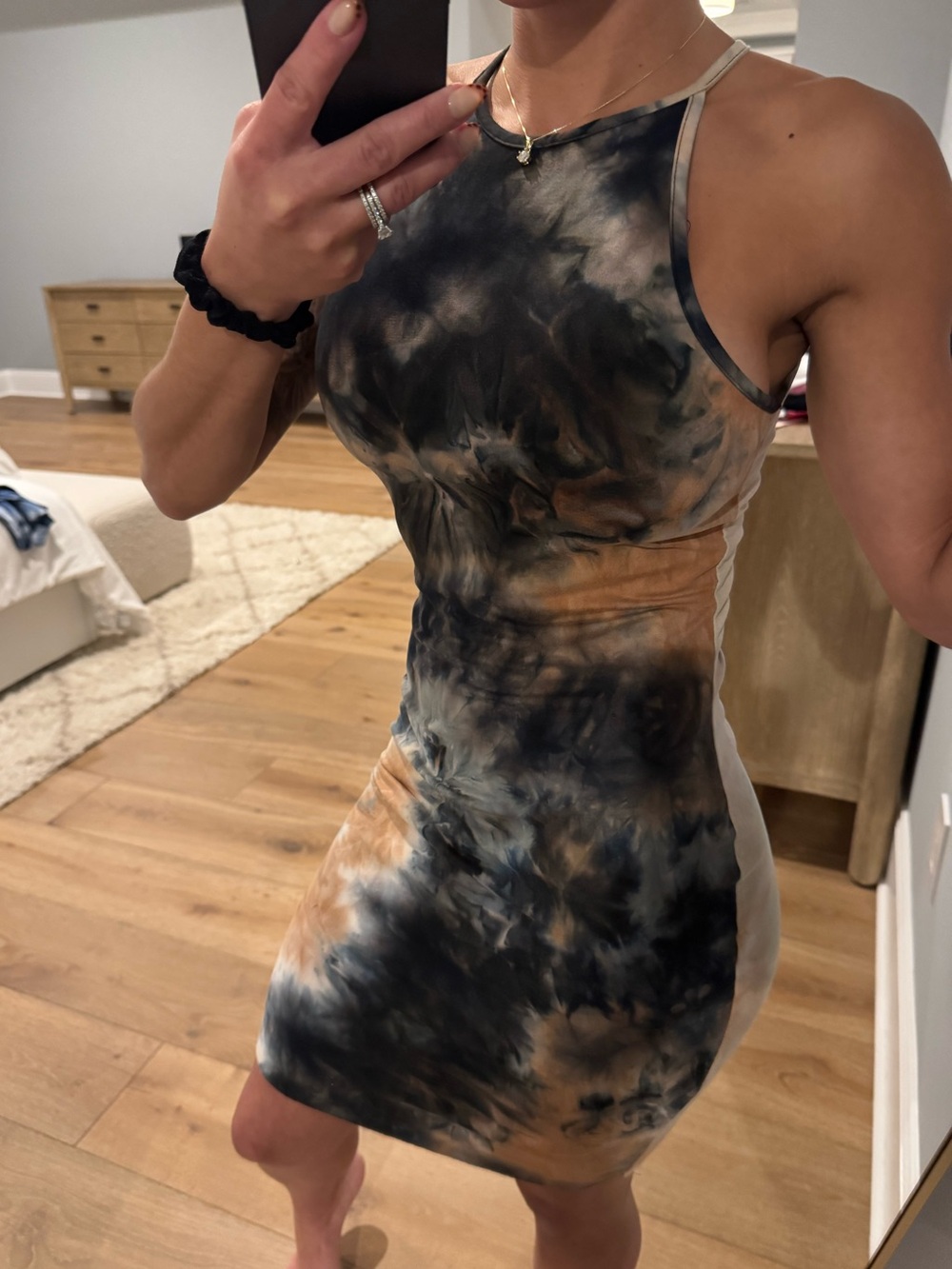 Bundle of 2 Tie-Dye Bodycon Halter Dresses